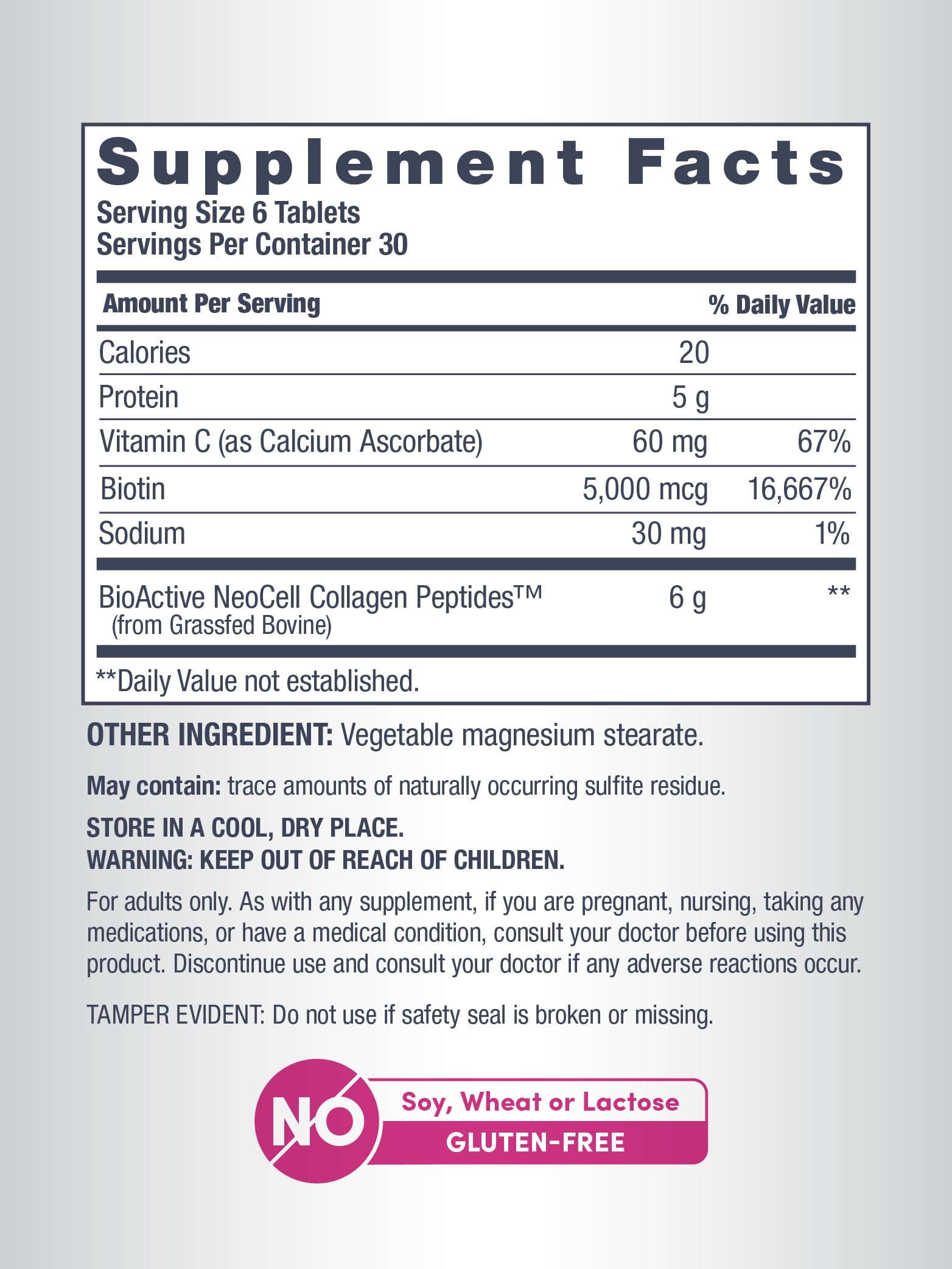 NeoCell Super Collagen with Vitamin C & Biotin – Skin, Hair & Nails Supplement, 180 Count