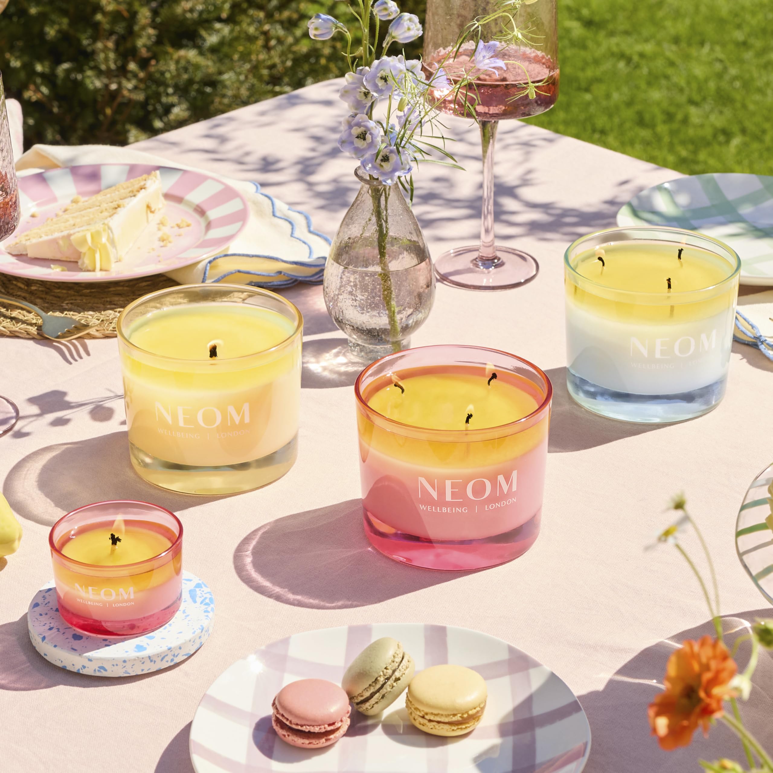 NEOM Energy Burst Candle 420g – 3 Wick, Spearmint Rosemary & Eucalyptus | Hand Finished