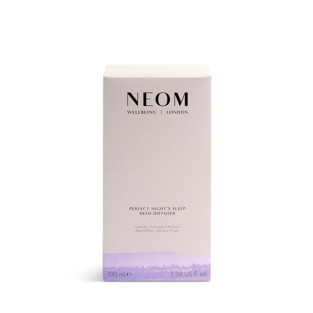 NEOM Perfect Night's Sleep Reed Diffuser 100ml – Lavender, Chamomile & Patchouli | 100% Natural Fragrances