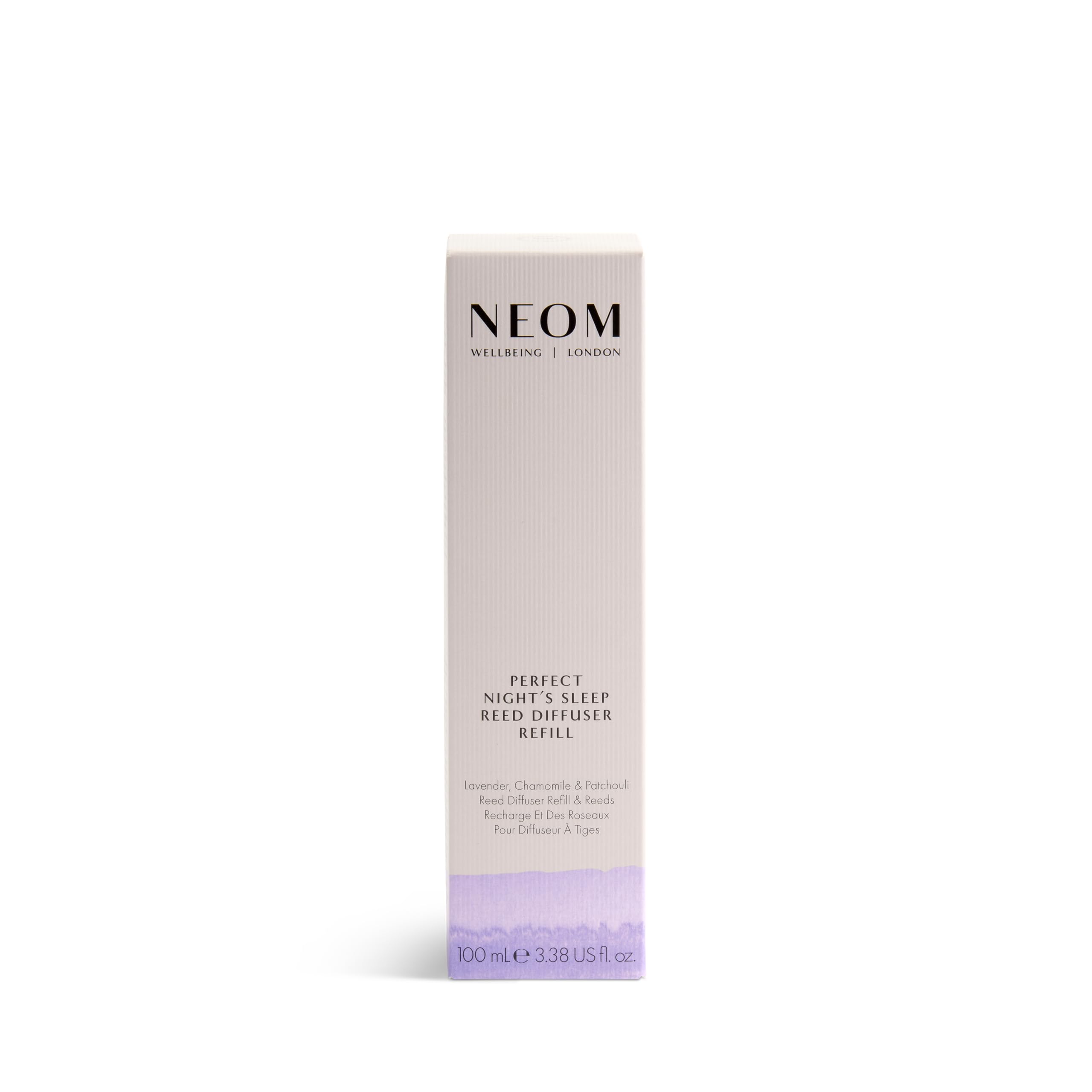 NEOM Perfect Night's Sleep Reed Diffuser Refill 100ml – Lavender, Chamomile & Patchouli (Lasts 12 Weeks)