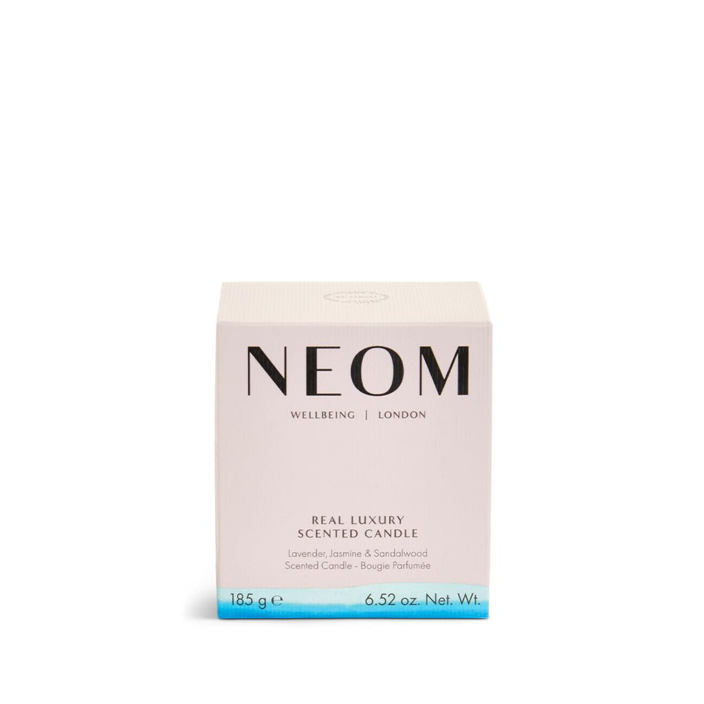 NEOM Real Luxury 1 Wick Candle – Lavender & Rosewood | Scent to De-Stress