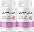 (2 Pack) Neotonics Capsules – Official Neotonics Skin & Gut Probiotics, 60 Capsules for 2 Months