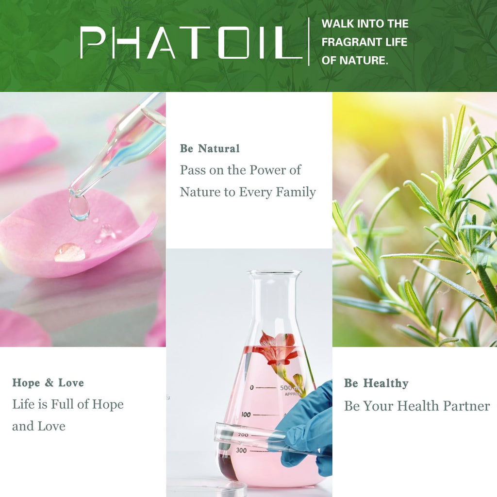 Neroli Essential Oil 100ml (3.38fl.oz) | PHATOIL Pure Aromatherapy for Diffusers & DIY Crafts
