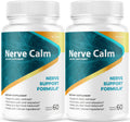 (2 Pack) Nerve Calm Capsules – Official NerveCalm Premium Formula, 60 Capsules