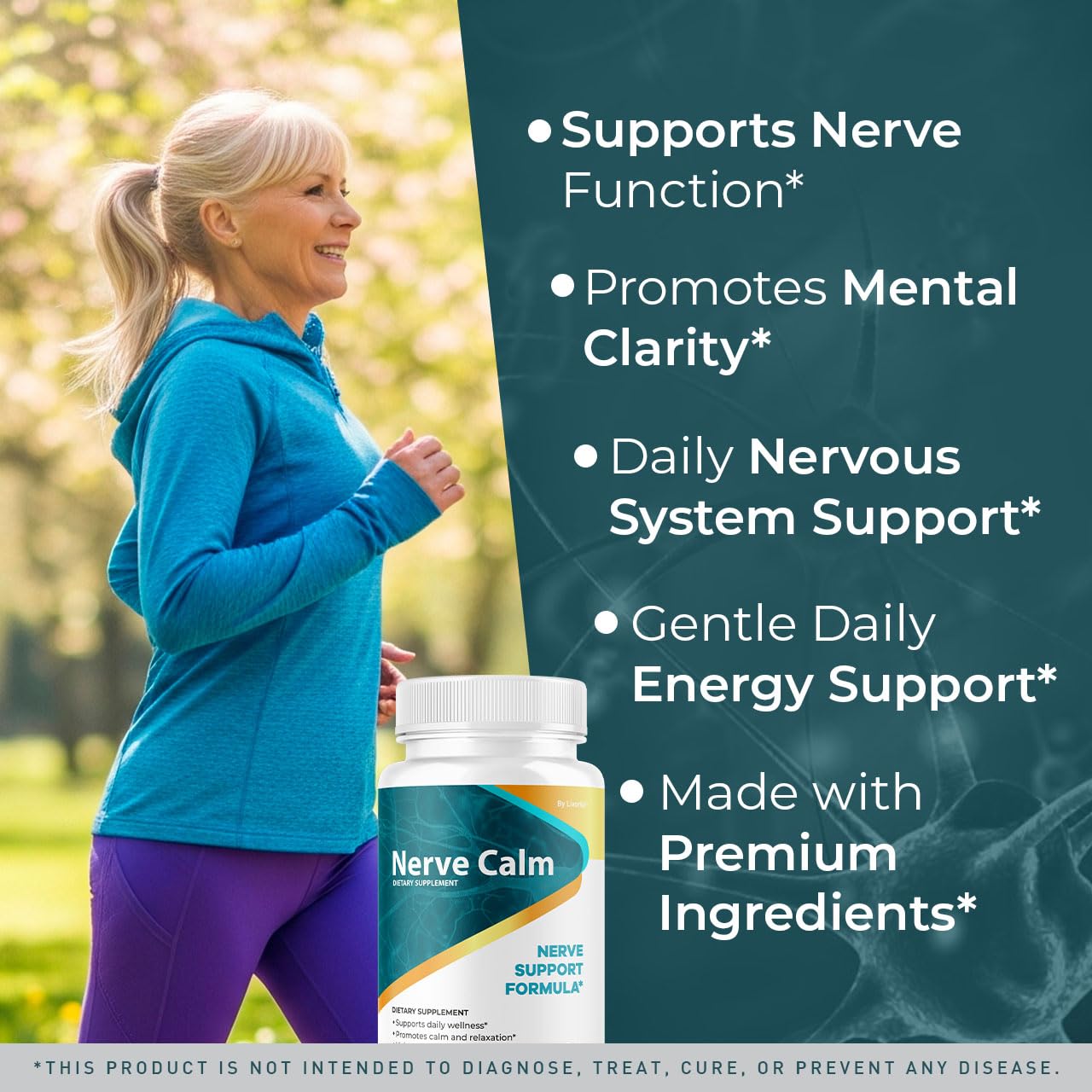 (3 Pack) Nerve Calm Capsules – Official NerveCalm Premium Formula, 90 Capsules
