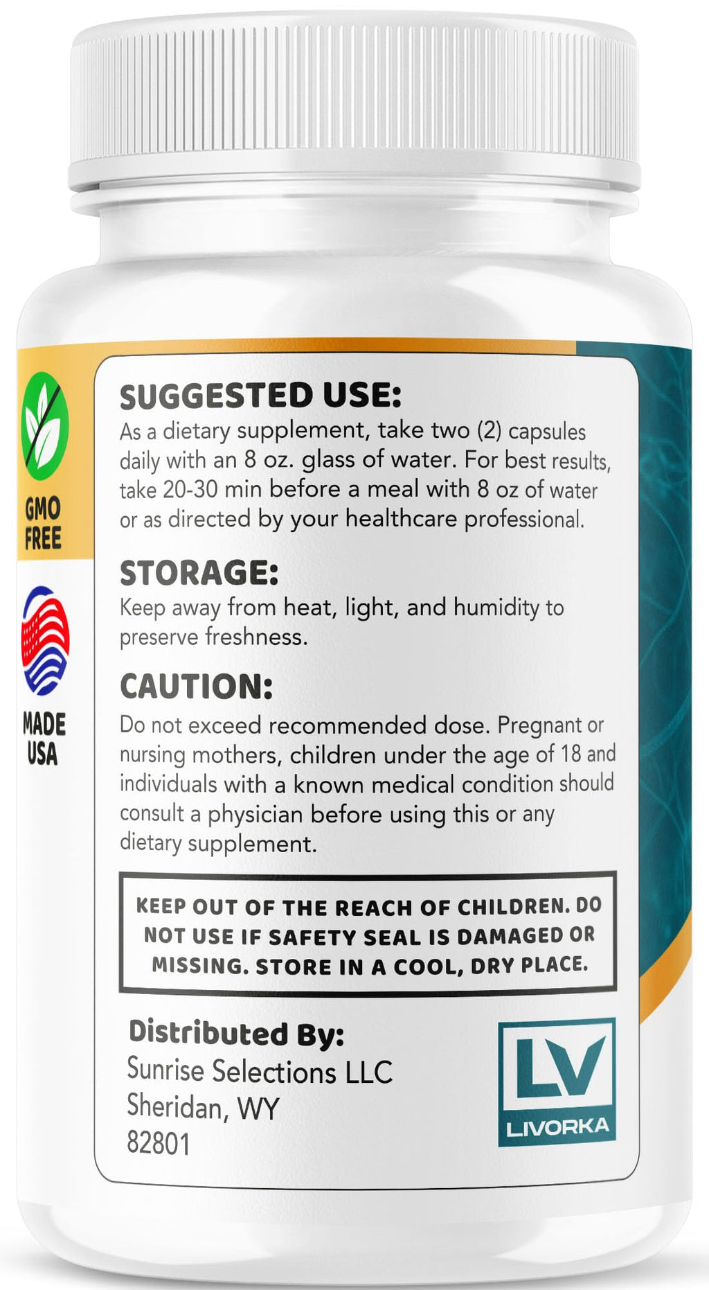 (2 Pack) Nerve Calm Capsules – Official NerveCalm Premium Formula, 60 Capsules