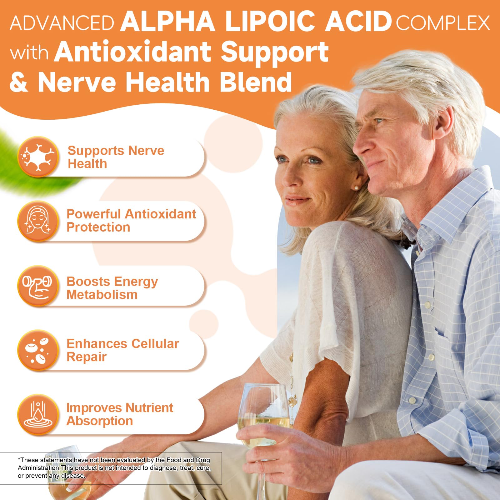 Alpha Lipoic Acid 600mg with Benfotiamine 300mg – Nerve Health & Antioxidant Support (120 Veg Caps)