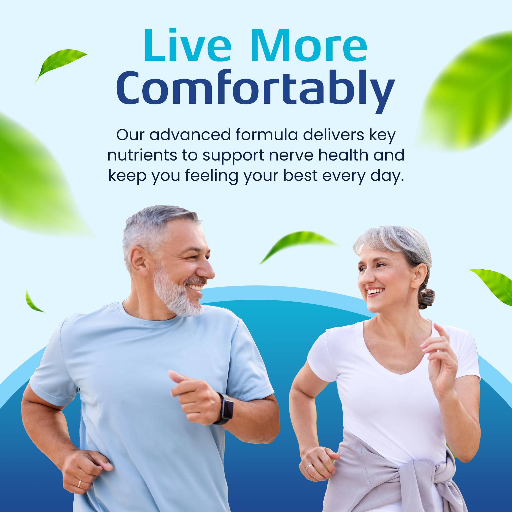 Nerve Recovery Max - Non-GMO Nerve Support with Vitamin D3 & Alpha Lipoic Acid - Made in USA