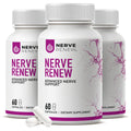 NERVE RENEW Advanced Nerve Support – 300mg Stabilized R-Alpha Lipoic Acid, B Vitamins & Benfotiamine