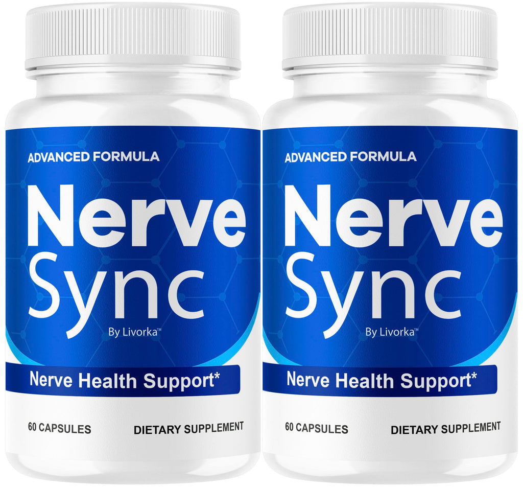 2 Pack Nerve Sync Capsules – Advanced Nerve Health Supplement, 120 Capsules