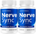 2 Pack Nerve Sync Capsules – Advanced Nerve Health Supplement, 120 Capsules