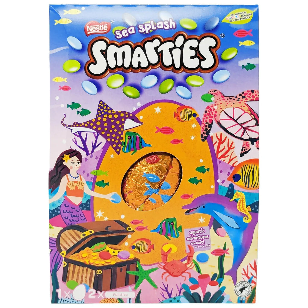 4 x Smarties Under The Sea Giant Egg - 226GM