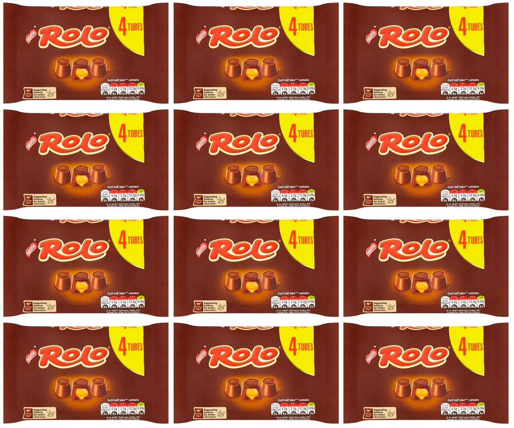 12 x Rolo Milk Chocolate & Caramel Multipack 41.6G 4 Pack