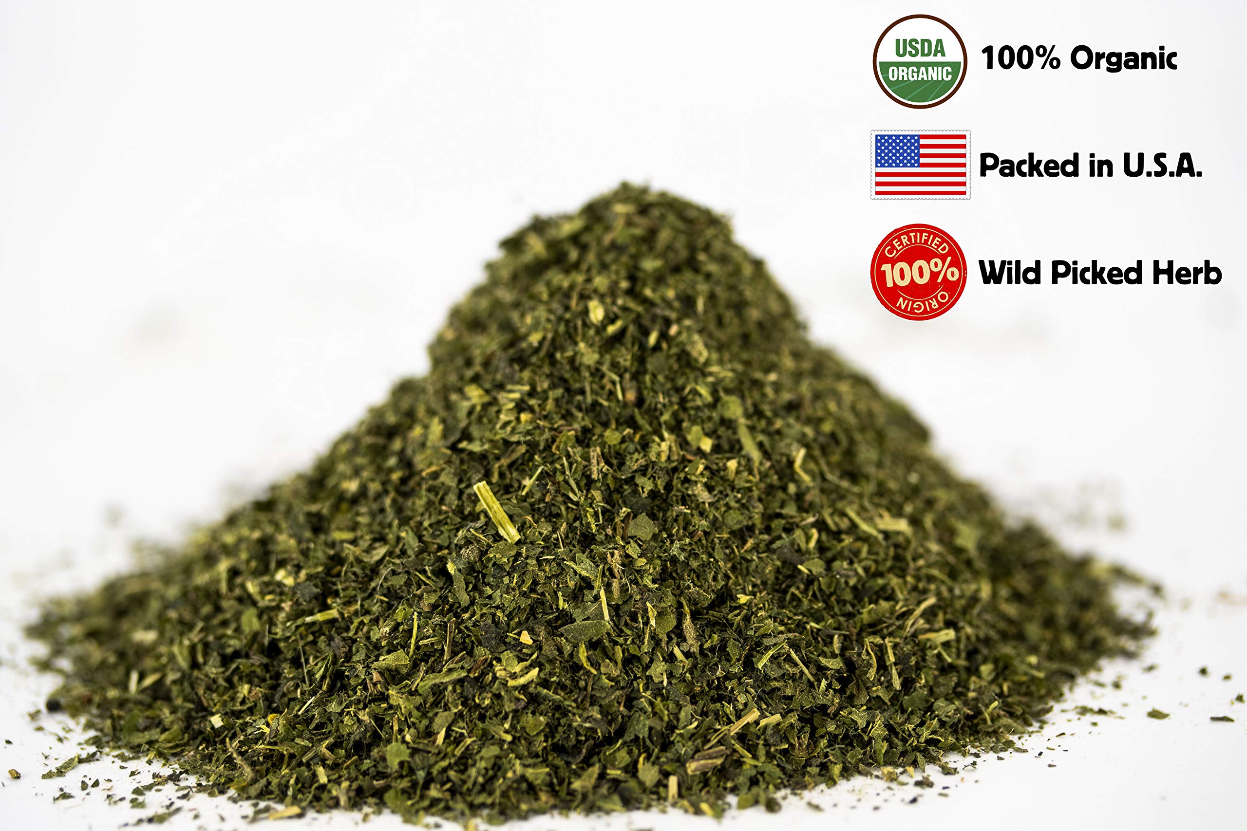 Nettle Tea 8oz Real Wild Harvest | USDA Organic Loose Leaf Urtica Dioica