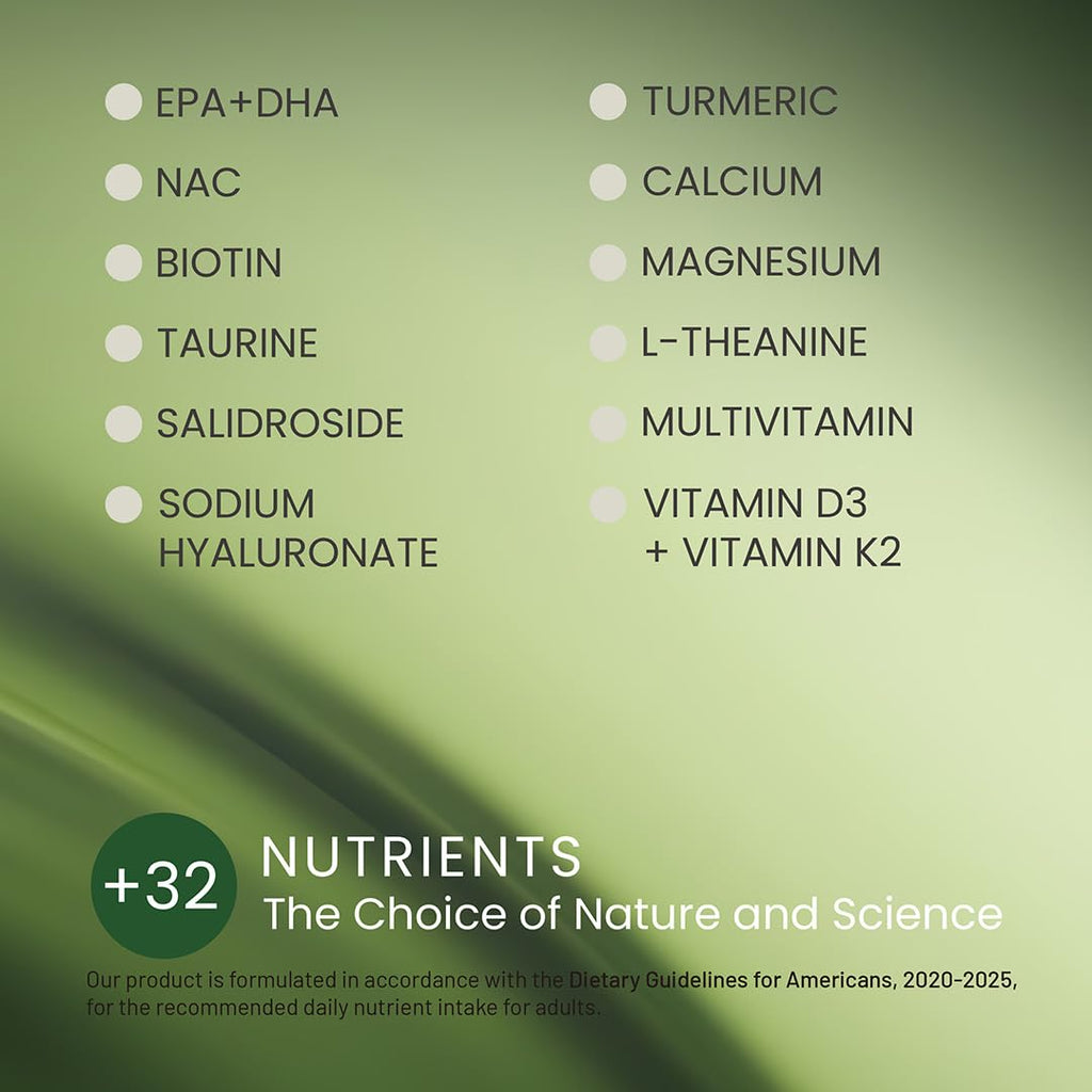 NEUMINA Women's Multivitamin – All-in-One Packs for Hair, Skin, Nails, Energy, Bone Health | Made in USA | 30 Servings
