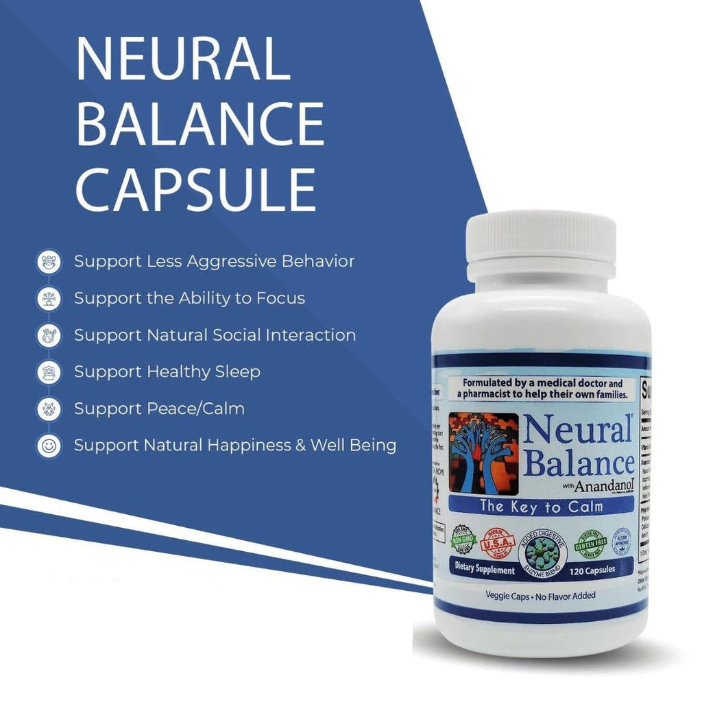 NEURAL BALANCE Anandanol with Proprietary Digestive Enzyme Blend – Capsules (1 Pack)