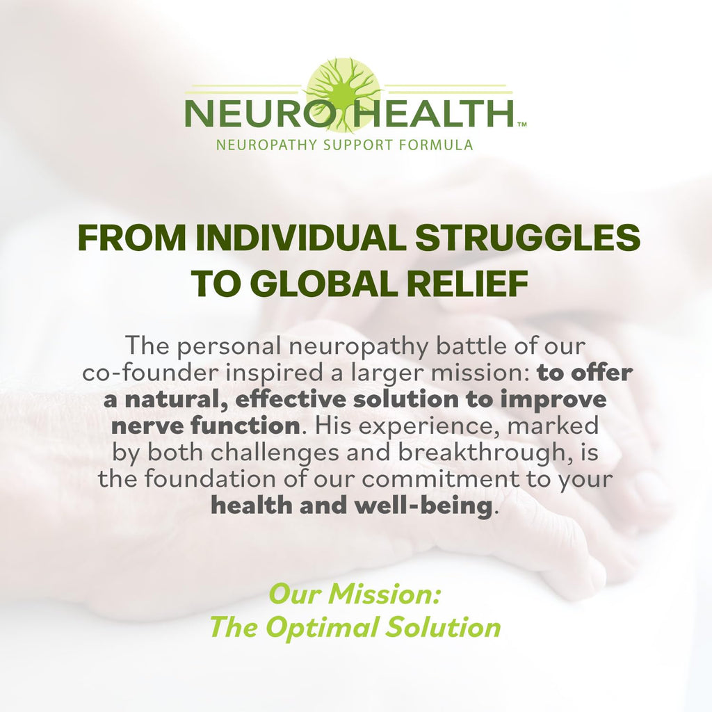 Neuro Health Nerve Support Formula for Neuropathy | B Vitamins & Alpha Lipoic Acid | 180 Capsules