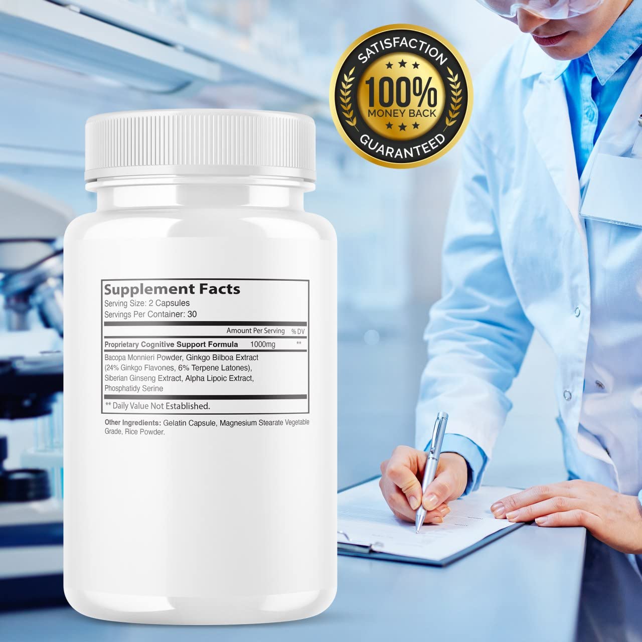 (2 Pack) Neuro Tech IQ Brain Supplement – Neuro Tech IQ Focus Formula Pills (120 Capsules)