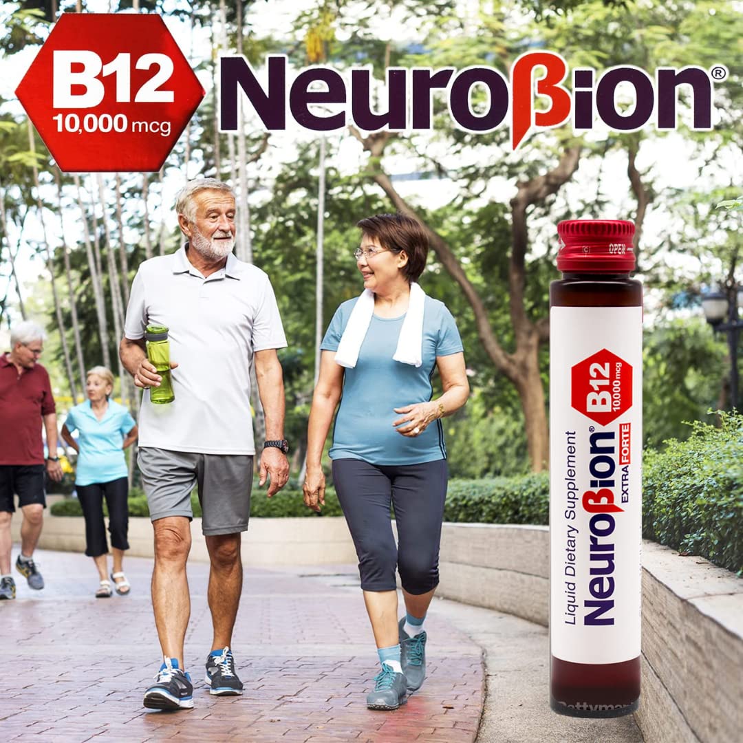 Neurobion Extra Forte B12 10,000 mcg Vials – Liquid Vitamin B12 (10 Vials per Box)