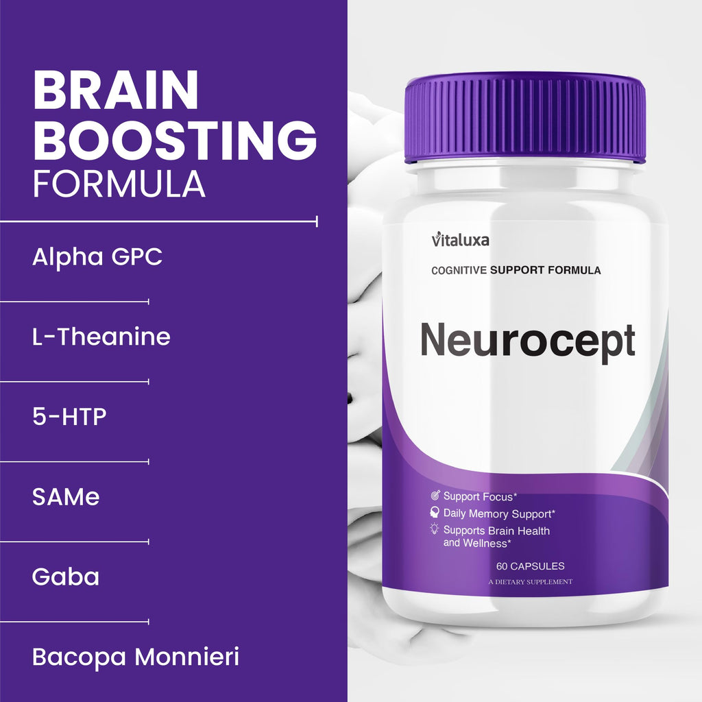 Neurocept Supplement 3-Pack – Memory & Brain Health Capsules (180 Count)
