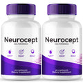 Neurocept Supplement - Brain Health Nootropic Pills | Memory & Focus, 2 Pack