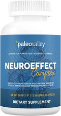 Paleovalley NeuroEffect: Focus, Memory & Energy with 8 Mushroom Extracts | 28-Day Supply