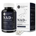 Neurogan NAD+ Alternative & NADH Precursor Capsules – 900mg NAD Supplement, 90 Capsules, Made in USA