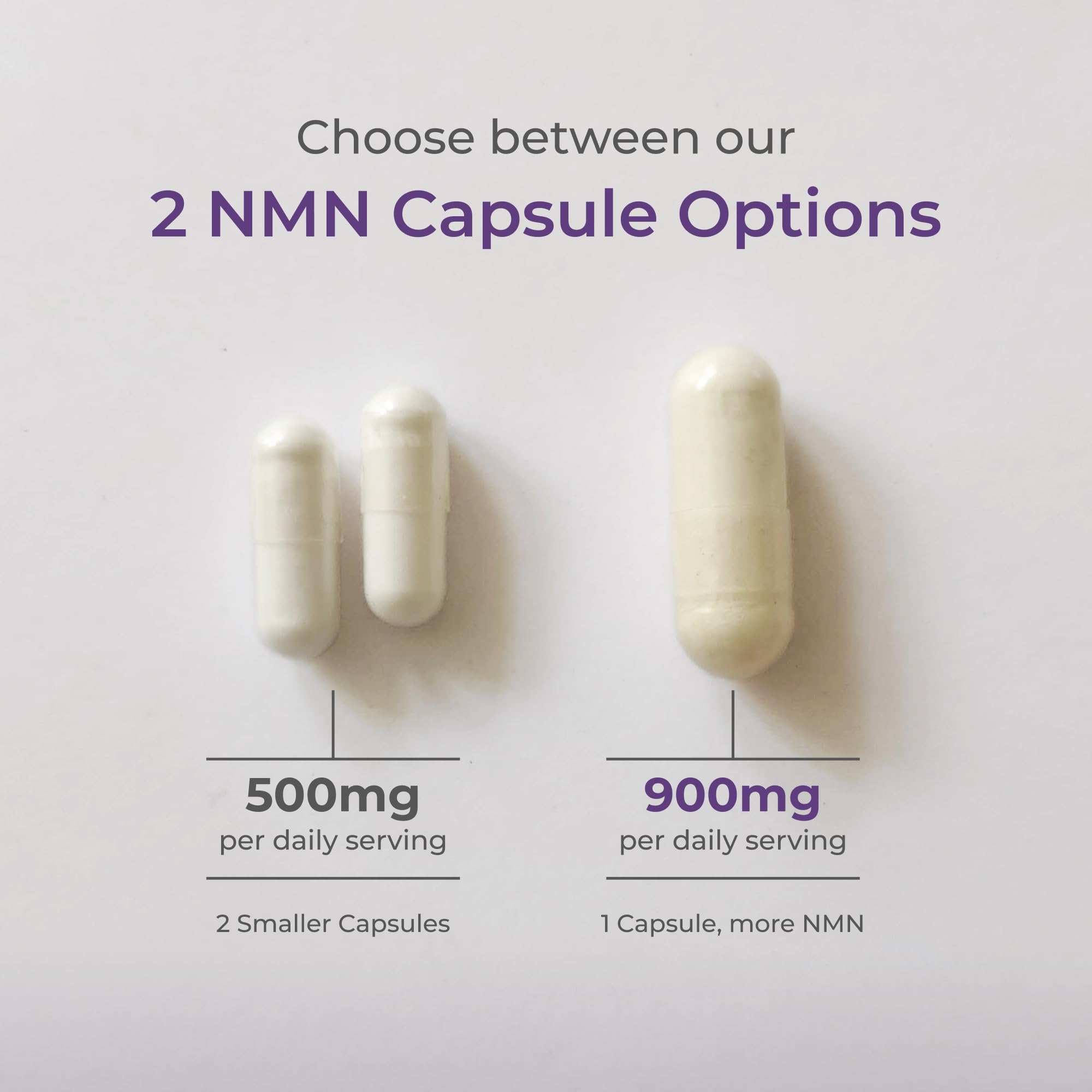 Neurogan NMN Supplement Capsules – 900 mg NMN per Serving, 90 Count