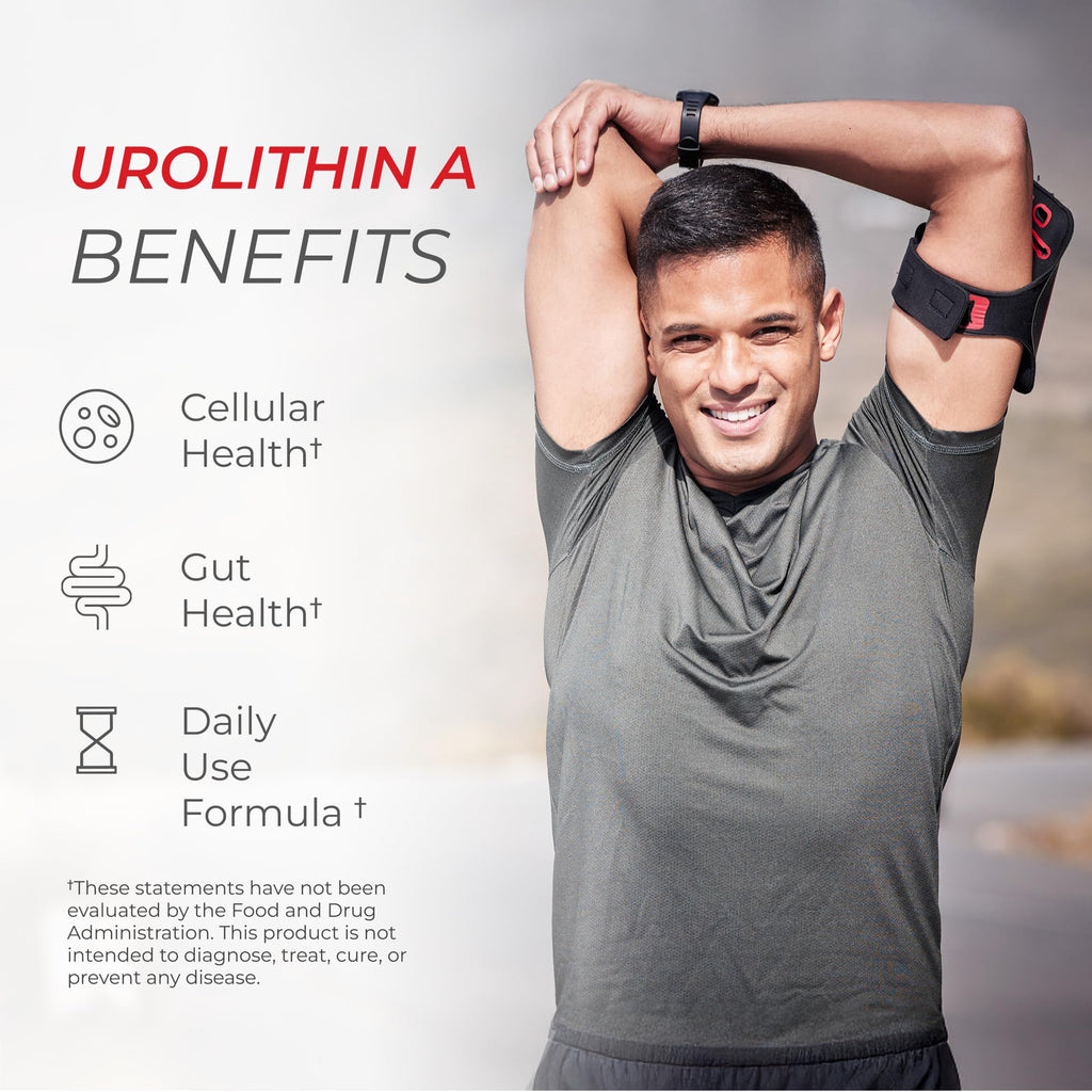 Neurogan Urolithin A PRO Capsules – 1000mg Daily Postbiotic Support, 120 Ct, USA Made