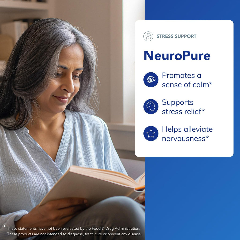 Pure Encapsulations NeuroPure | Hypoallergenic Calm & Stress Support | 120 Capsules