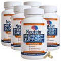 Neutein Natural Brain Booster – Extra Strength Plant-Based Cognitive Support (5 Pack, 300 Capsules) – Made in USA