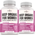 New Age Beef Organ Supplement for Women – Grass-Fed Liver, Kidney, Heart & Uterus Tissue | 120 Capsules