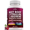 NEW AGE Beet Root Capsules - L-Arginine, L-Citrulline & Nitric Oxide Supplement – 90 Vegan Capsules
