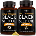 NEW AGE Black Seed Oil Softgel Capsules - Cold-Pressed Nigella Sativa, Non-GMO & Vegetarian (120 Softgels)