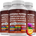 New Age Cayenne Pepper Capsules with Hawthorn Berry – 180 Count