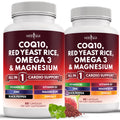 New Age CoQ10 200mg with Red Yeast Rice & Omega-3-6-9 – 120 Count
