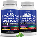 NEW AGE DHEA Supplement - Pregnenolone for Men & Women with DIM, Vitamin D3 5000 IU - 120 Count