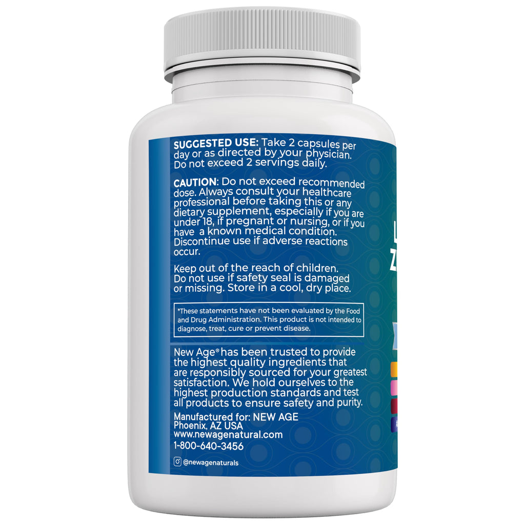 NEW AGE Eye Health Vitamins with Bilberry 300mg Lutein & Zeaxanthin 40mg Lycopene 40mg Resveratrol 100mg Grape Seed Extract 200mg Astaxanthin - Eye Vitamin -120 Count