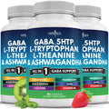 NEW AGE GABA 750mg + 5-HTP 200mg – All-in-One Mood & Calm Support (270 Count)