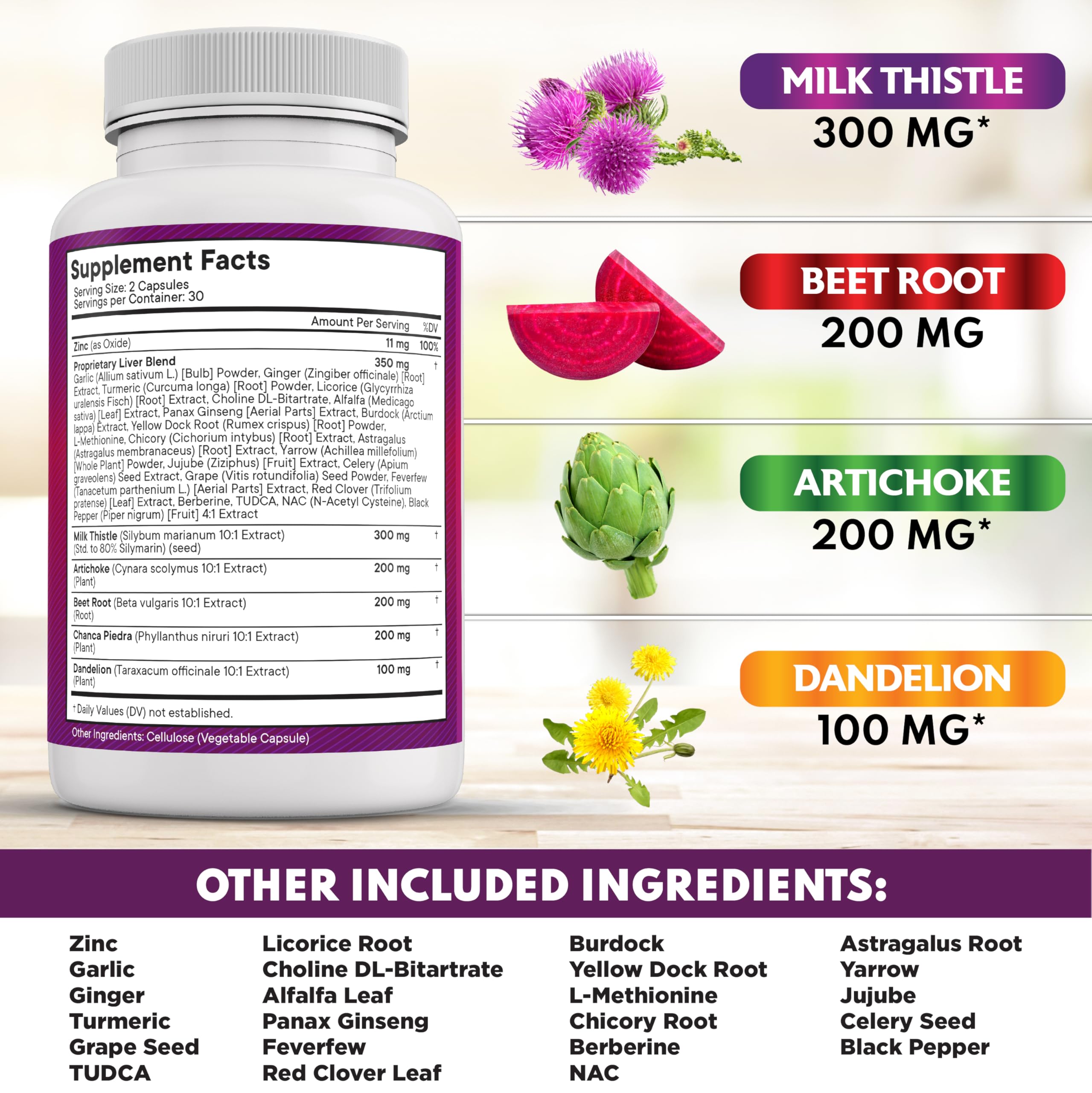 NEW AGE Milk Thistle NAC & Chanca Piedra Liver Support - 120 Count