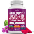 NEW AGE Liver Support – Milk Thistle, NAC, TUDCA, Chanca Piedra (60 Count)