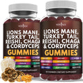NEW AGE Mushroom Lion's Mane Gummies - 120 Count | Cognitive & Immune Support with Reishi & Cordyceps