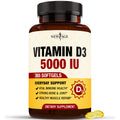 NEW AGE Vitamin D3 5000 IU Softgels – Immune Support, Strong Bones, Non-GMO, Gluten-Free (360 Softgels)