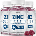NEW AGE Zinc Gummies – 50mg Zinc, Immune Support, Antioxidant • Non-GMO | 180 Count (Pack of 3)