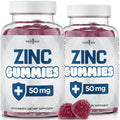 NEW AGE Zinc Gummies 2 Pack - 50mg Zinc Immune Support, Non-GMO | 120 Count