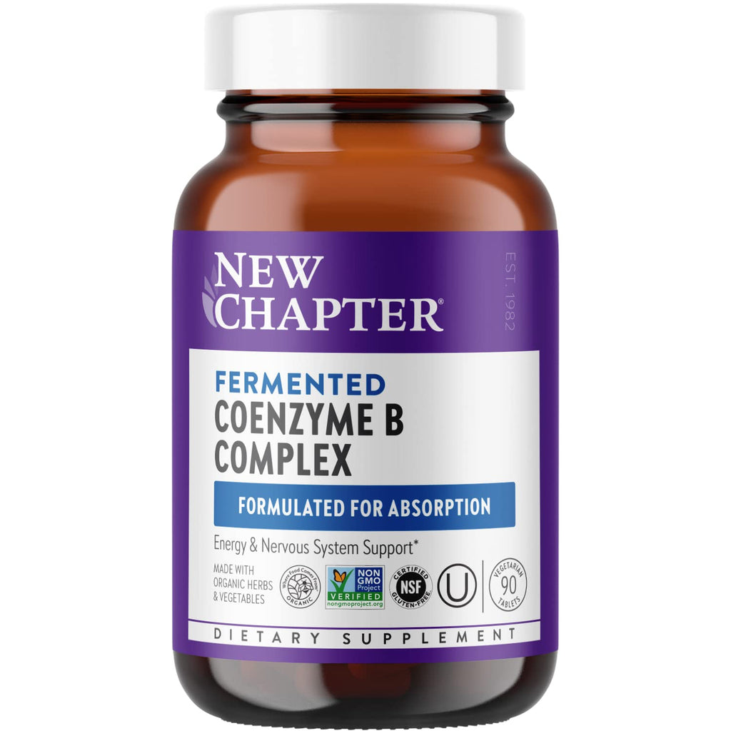 New Chapter Vitamin B Complex – Fermented Coenzyme B, Organic 90 ct