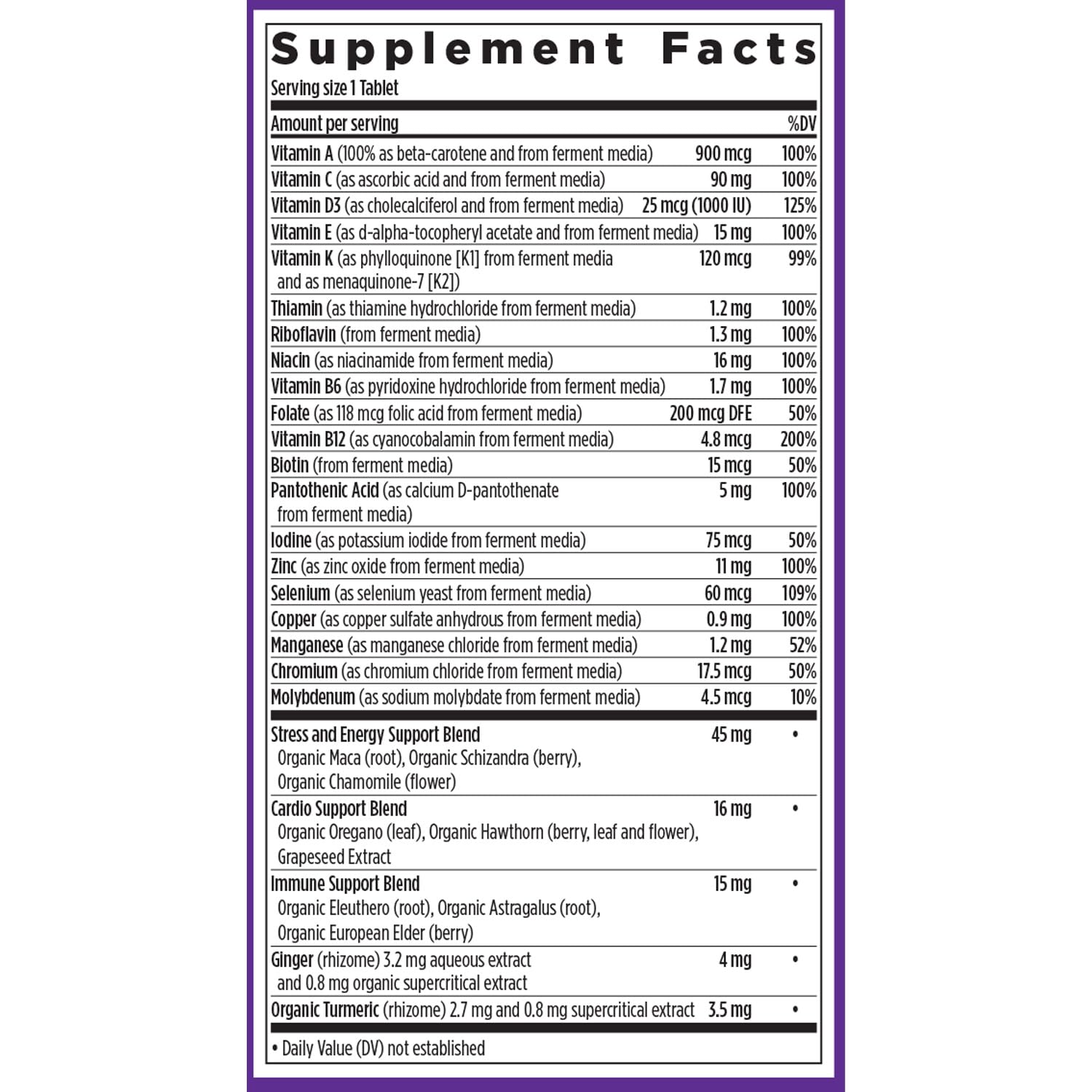New Chapter Men's Multivitamin - One Daily, Fermented & Immune Support