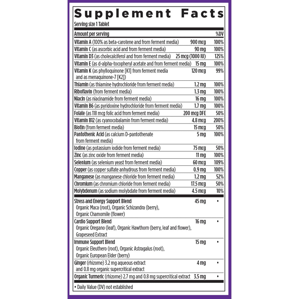 New Chapter Men's Multivitamin - Immune, Energy & Heart Support | 72 ct