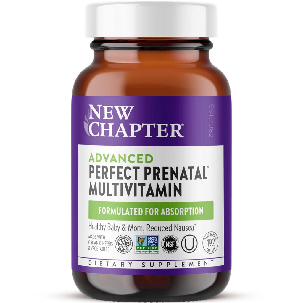 New Chapter Perfect Prenatal Vitamins – Organic, Fermented, 192 ct