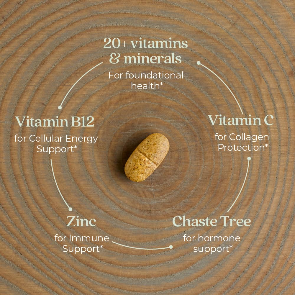 New Chapter Women’s Multivitamin 40+ | One Daily, Gentle on Empty Stomach, Non-GMO, Gluten-Free | 96 Tablets